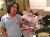 Leo and pasta