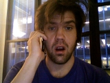 On the phone with Ayman