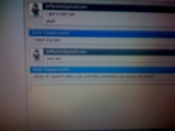 IMing with Zach