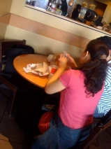 Bringin' the colonel to the starbucks...nice!