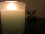 Candle and pillow thing
