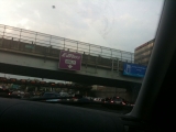 Booooo for traffic
